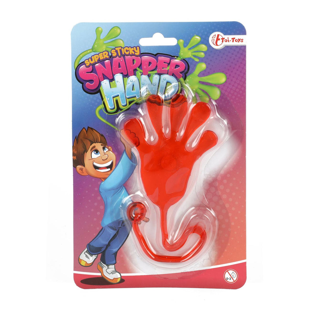 Toi-toys colored sticky hand