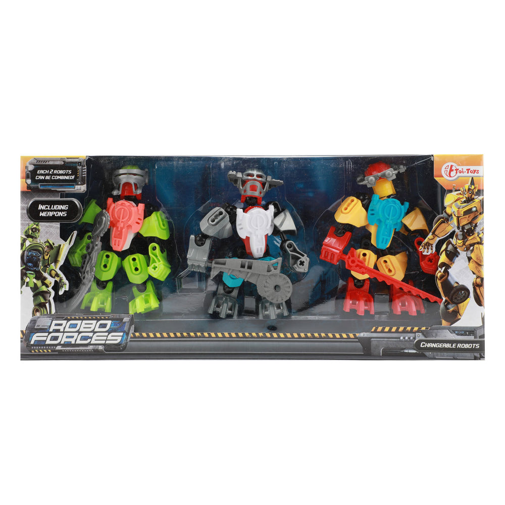 Roboforces Rakennusrobotit Warrior, 3 kpl.