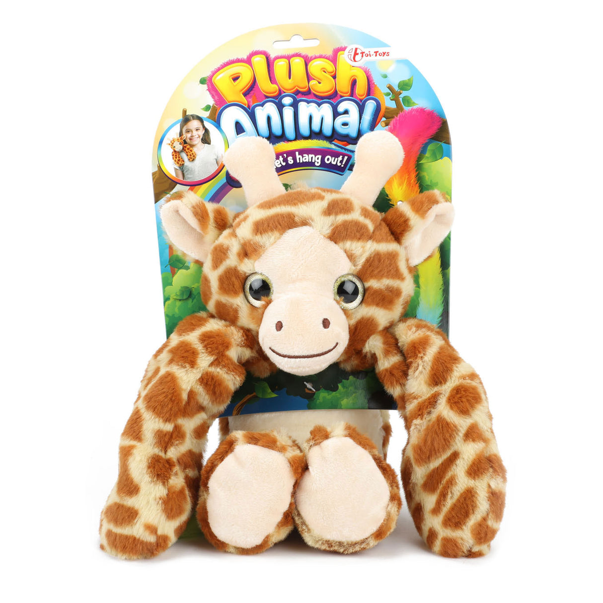 Toi-toys giraffe cuddly toy with weighted arms