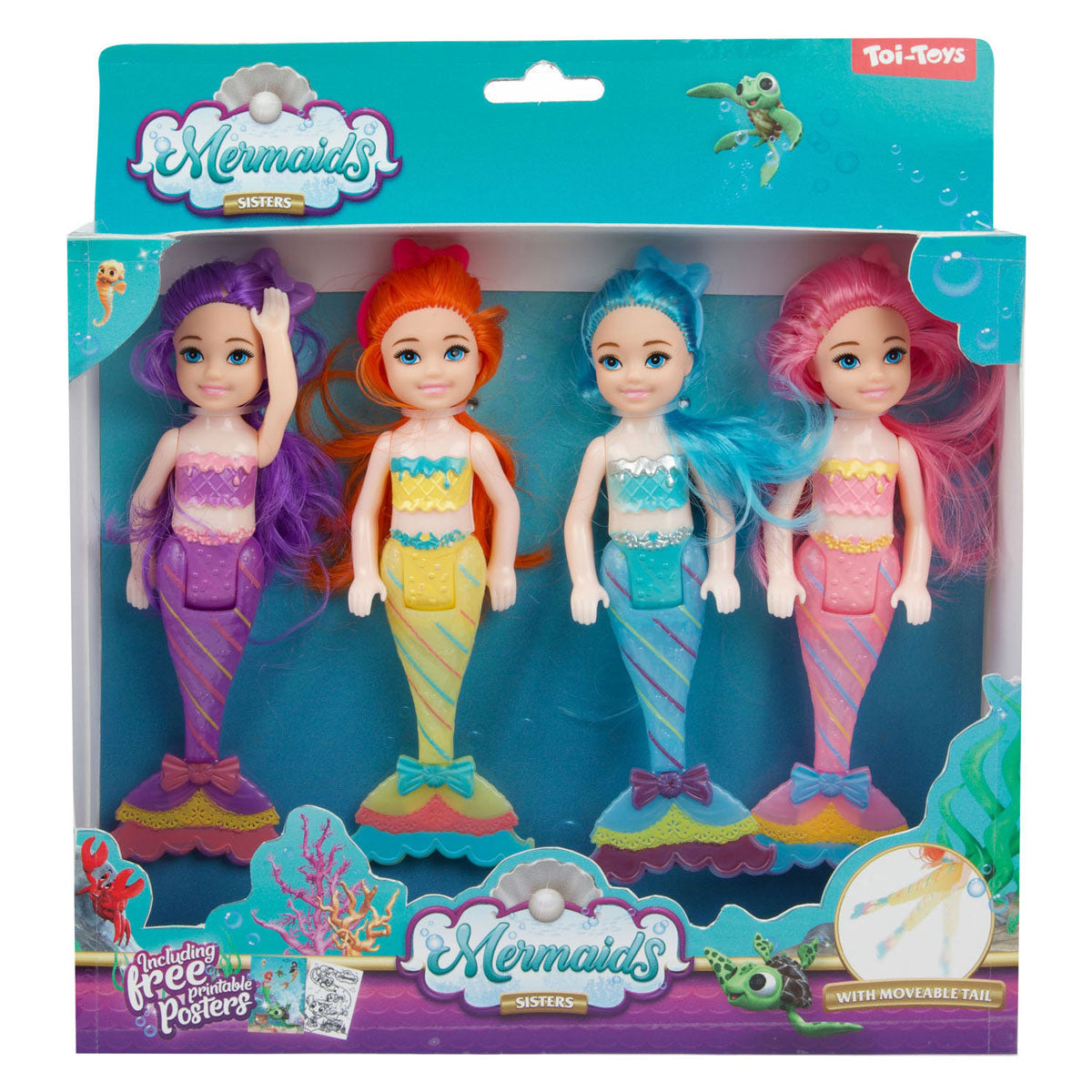 Mermaids Morské panny Sestry, 4ks.
