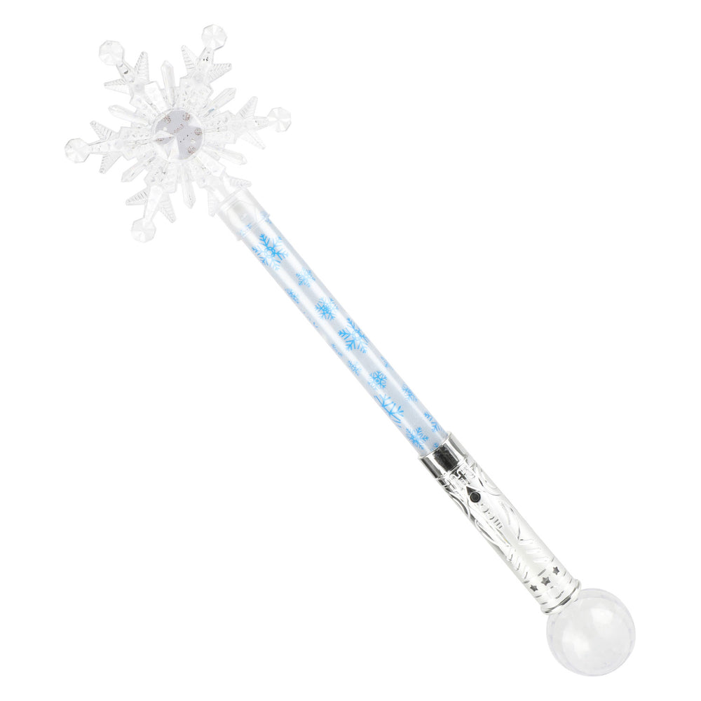 Magic wand snowflake with light