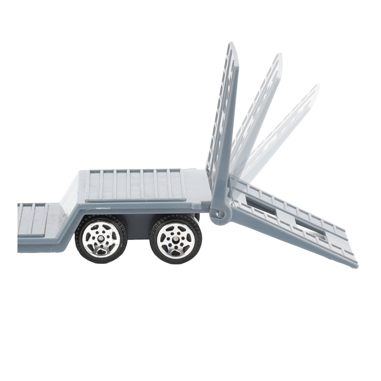 Kovový vůz toi-toys s přívěsem a vrtulníkem