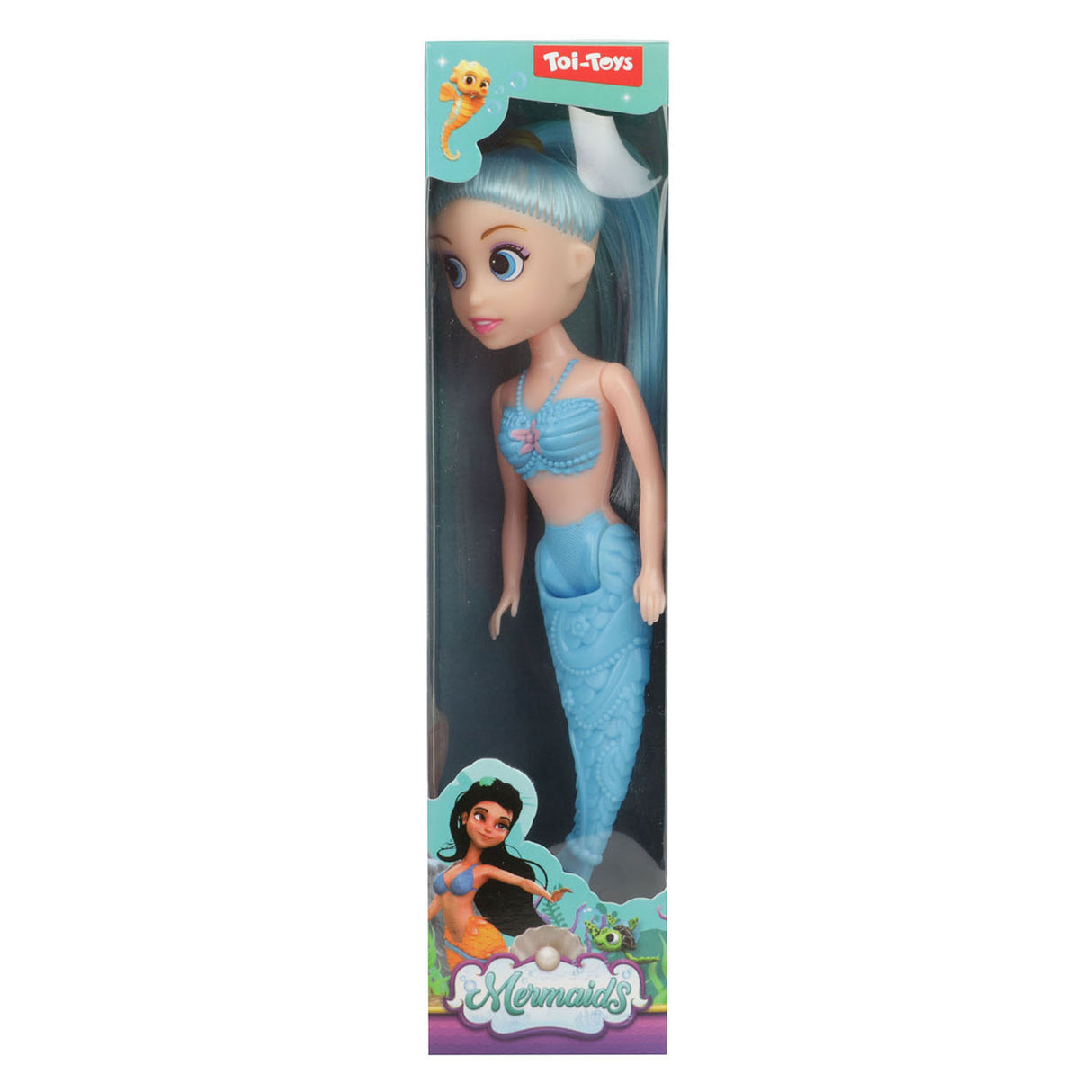 Toi-toys mermaids mermaid doll with bendable tail, 18cm