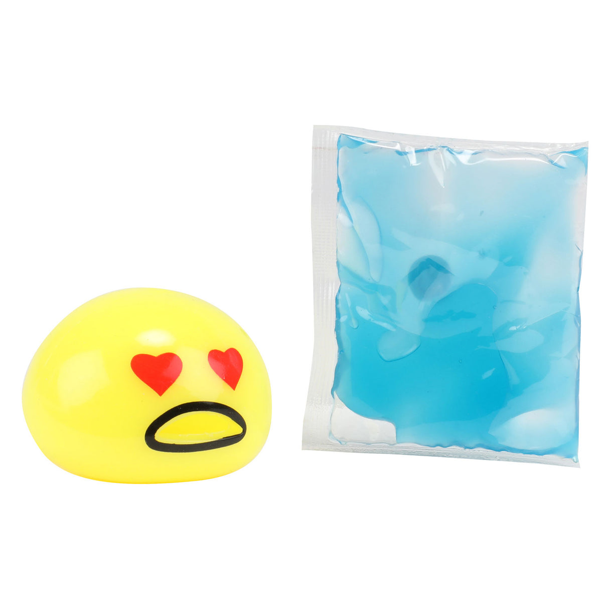 Toi-toys sluz, ki bruha žogo, smeje se obraz