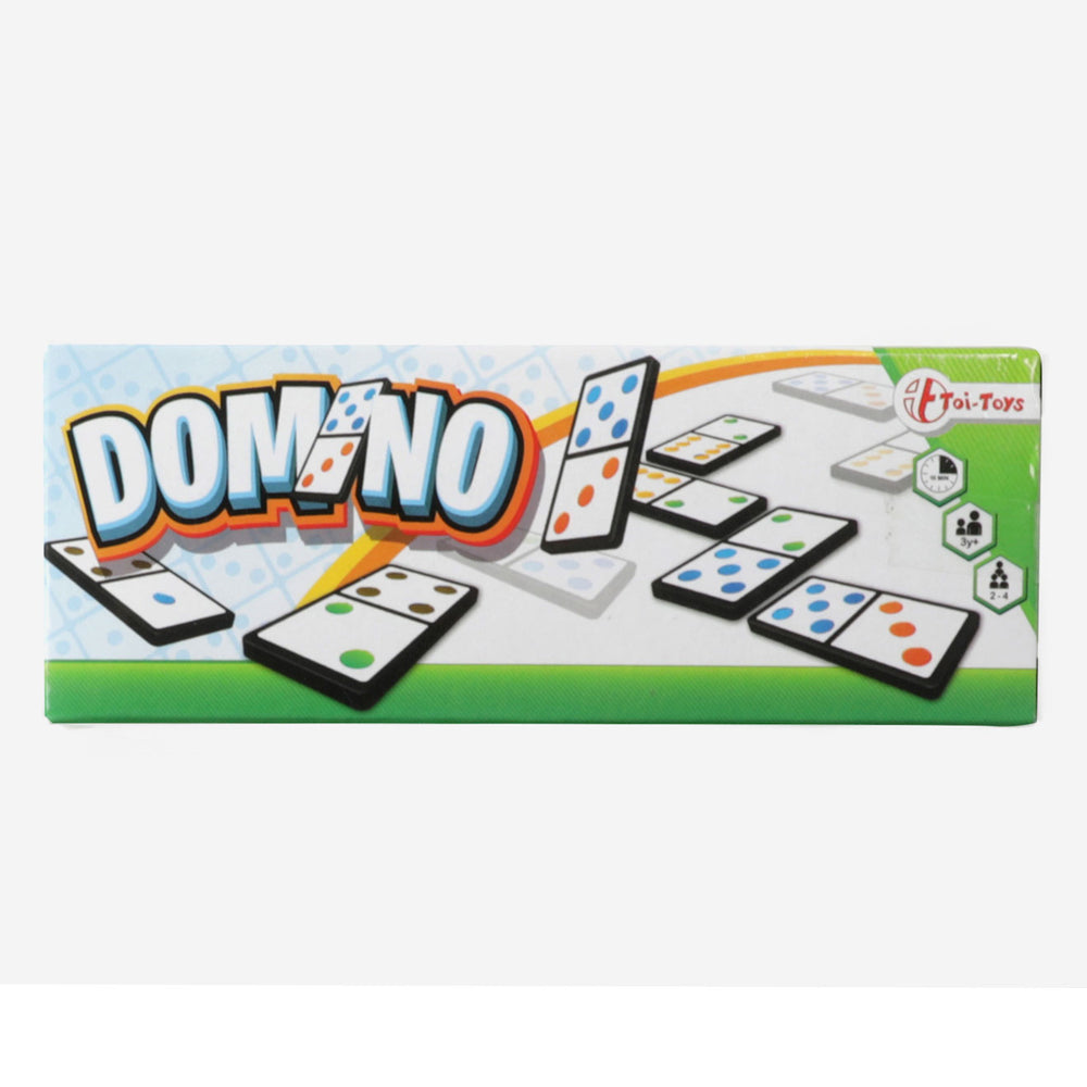 Toi-Tys Domino-spill på antall eller farge