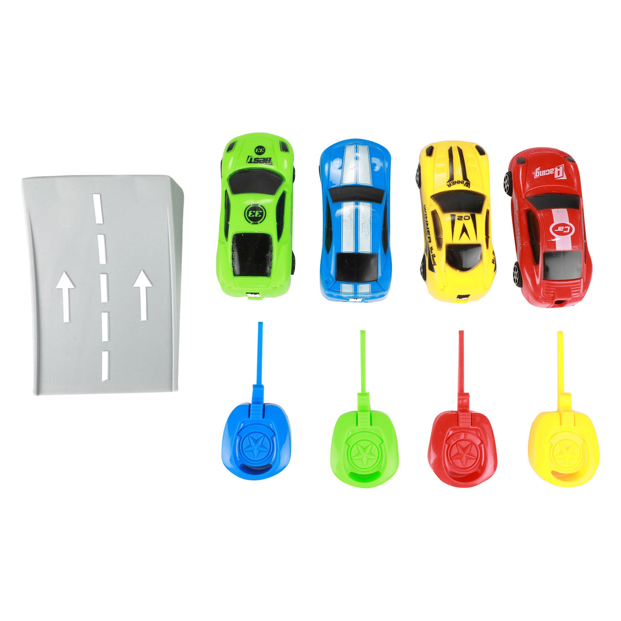 Turbo Racers Shoots Rally Car med rampe