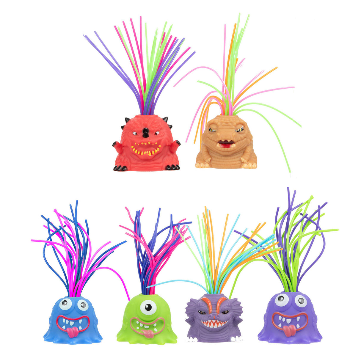Toi-toys fun monster met trekbare haren met geluid