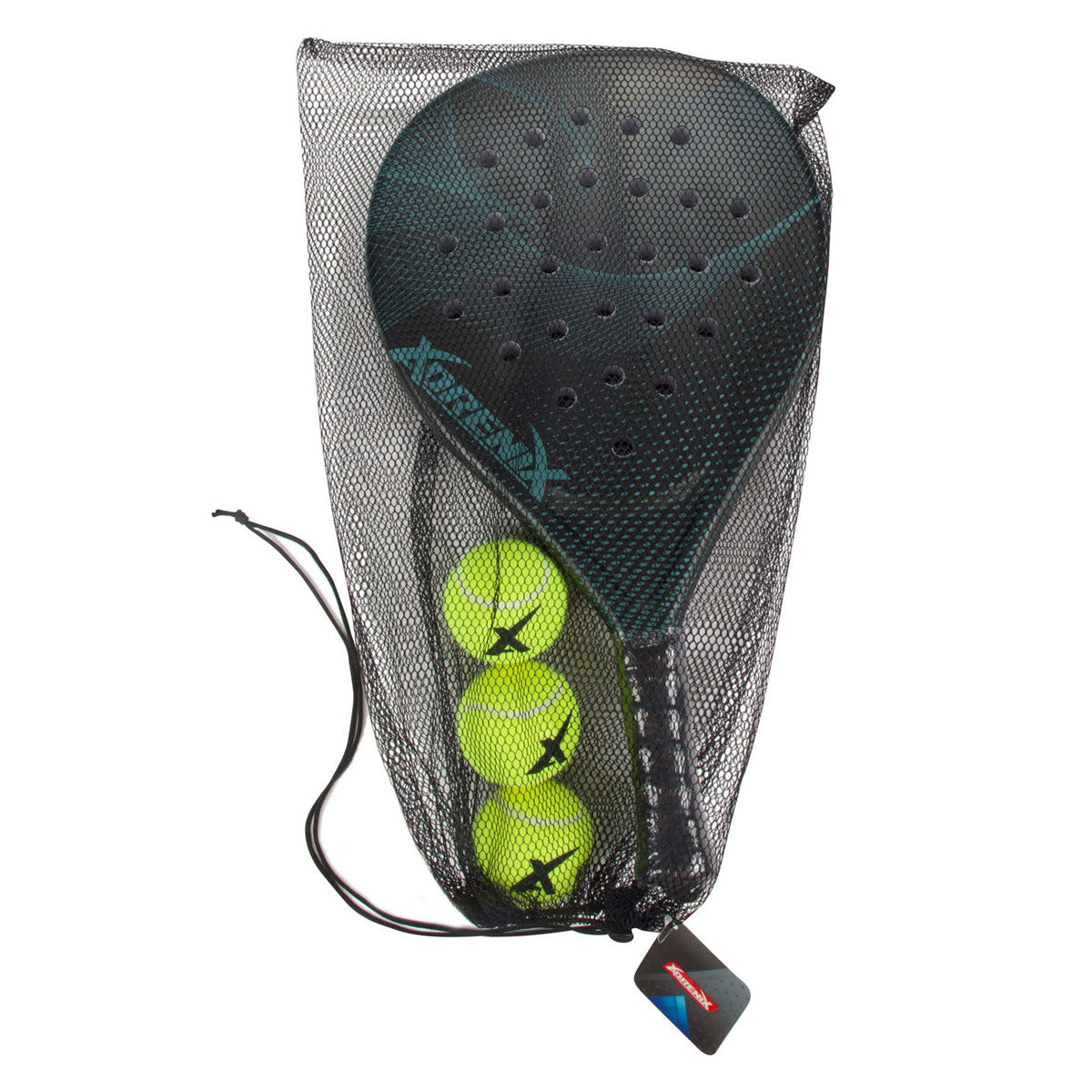 Set da paddle Adrenix con 3 palline - verde