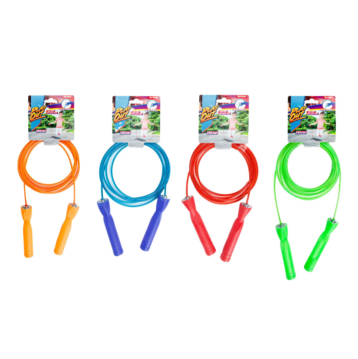 Toi-Toys springen Seil mit Metalldraht, 280 cm