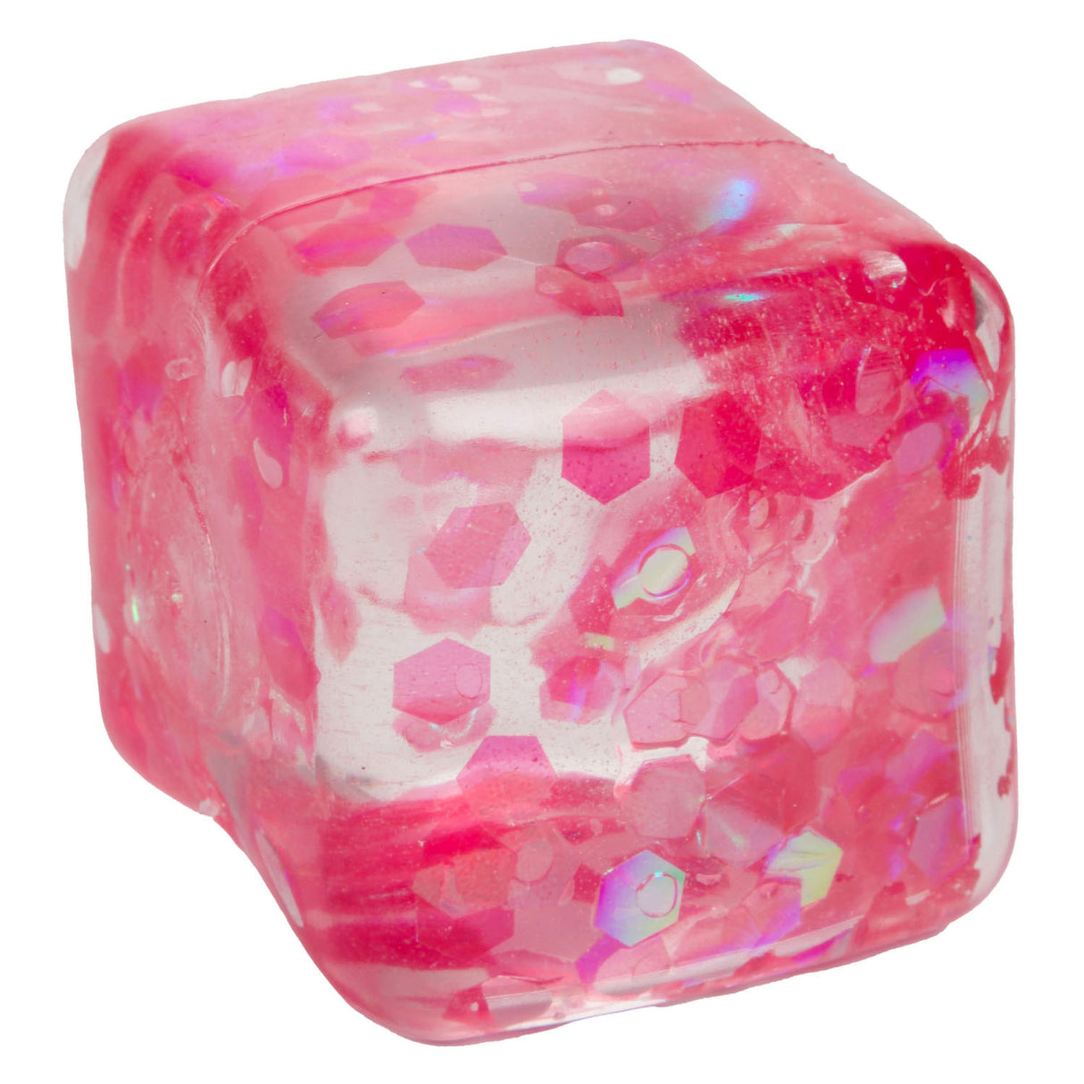 Toi-toys zábavná třpytivá stlačovací kostka
