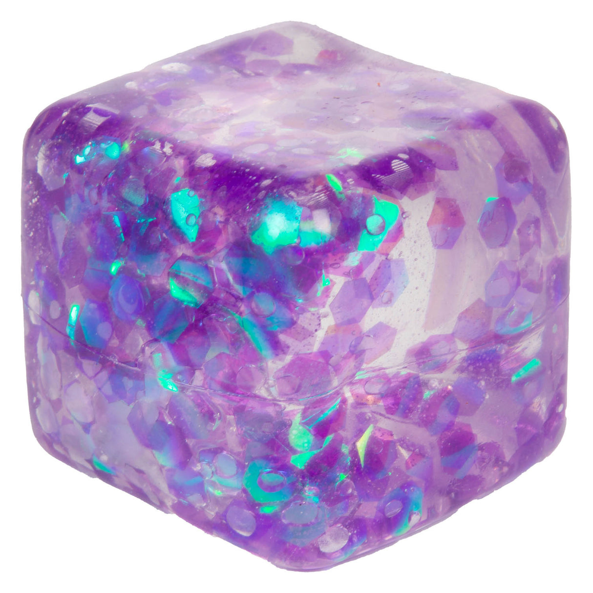 Toi-toys zábavná třpytivá stlačovací kostka