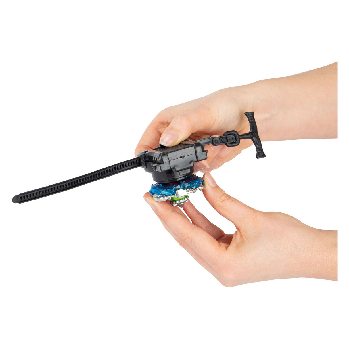 Toi-toys metal spinning top gyro battle with light