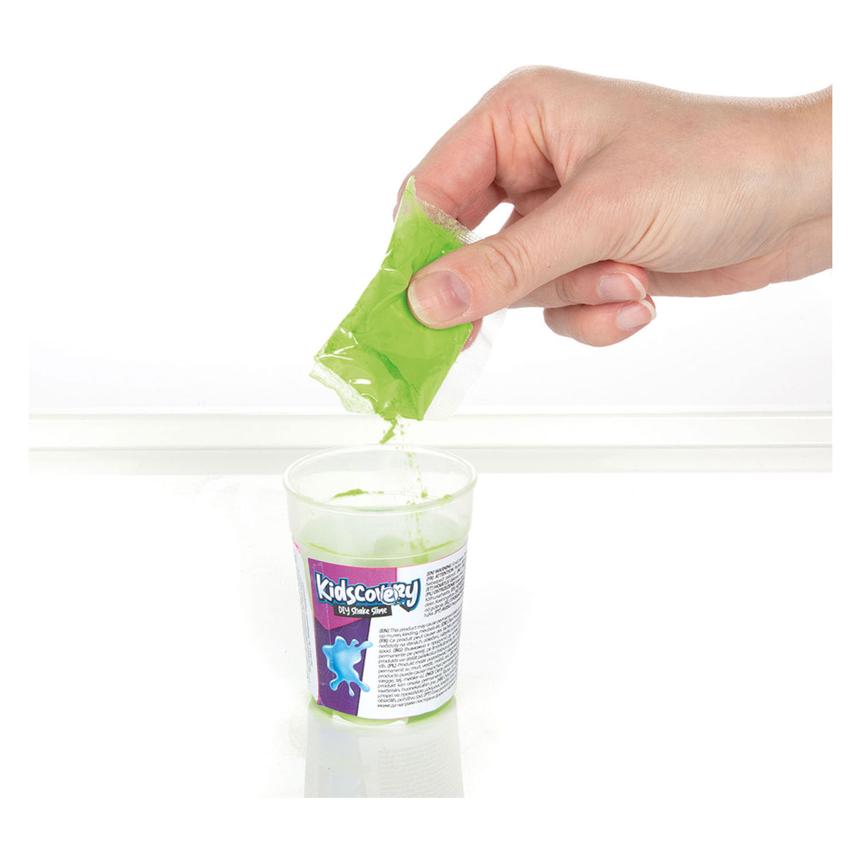 Kidscovery science slime shake confeti 6 surtidos | 12 piezas