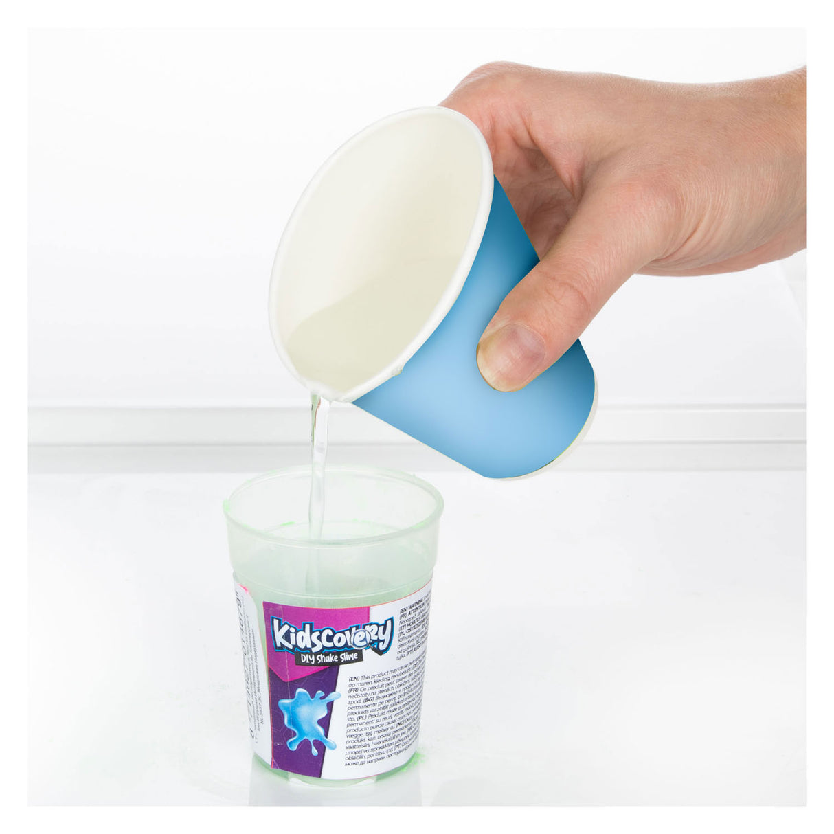 Kidscovery science slime shake confeti 6 surtidos | 12 piezas