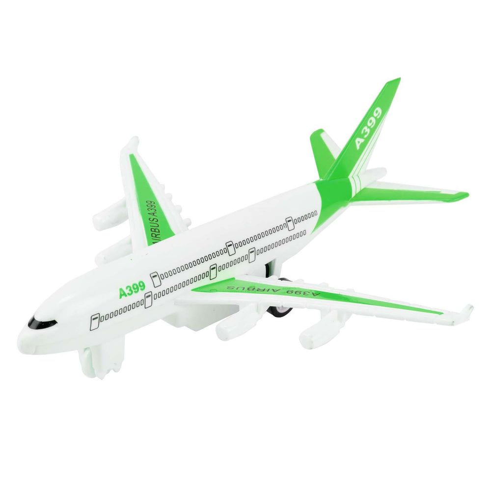 Toi-toys vehicool pull back vliegtuig, 4st.