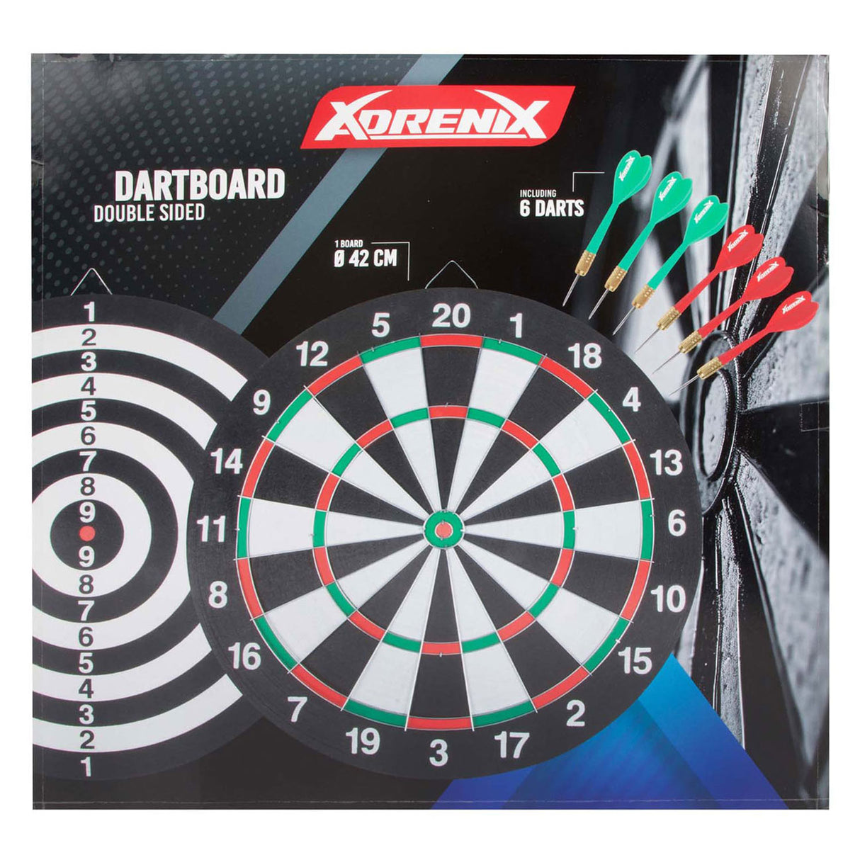 Toi-toys toi toys adrenix dartboard classic 42cm