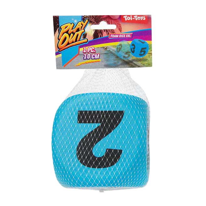 Toi-toys joga dados de espuma, 10cm