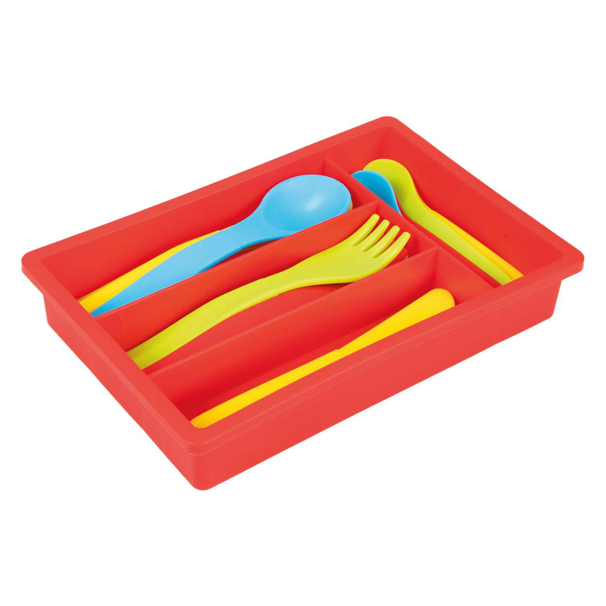 Toi-toys kotiruokailuvälinesarja tarjottimella, 16 kpl.