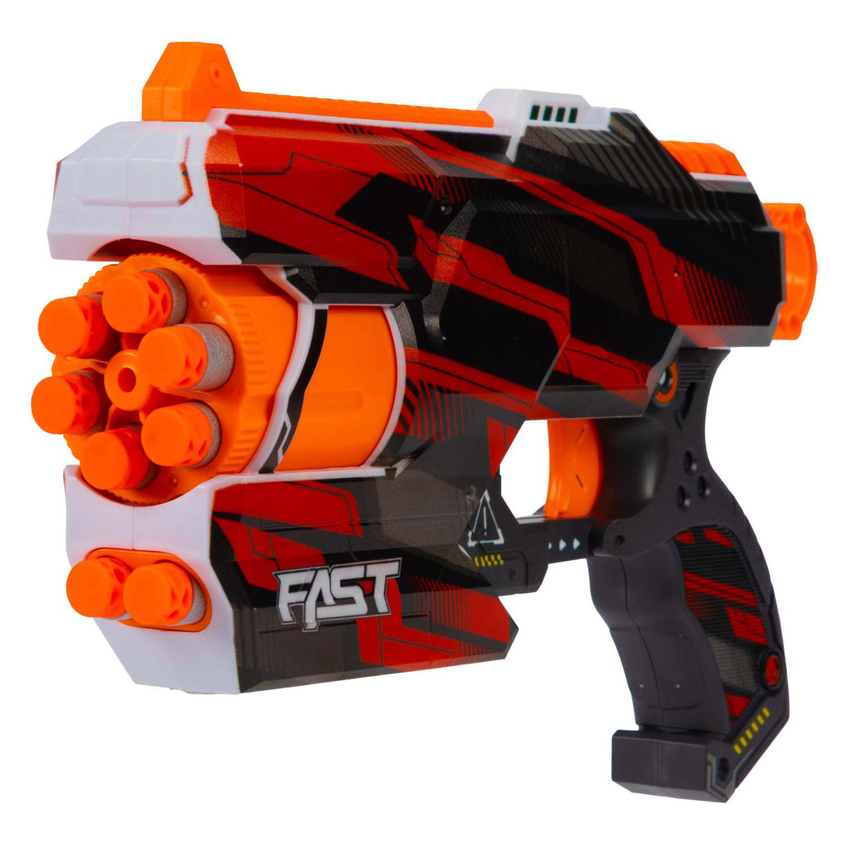 Toi-toys foam strikex shooting pistol six-shot cyclone with 12 foam arrows