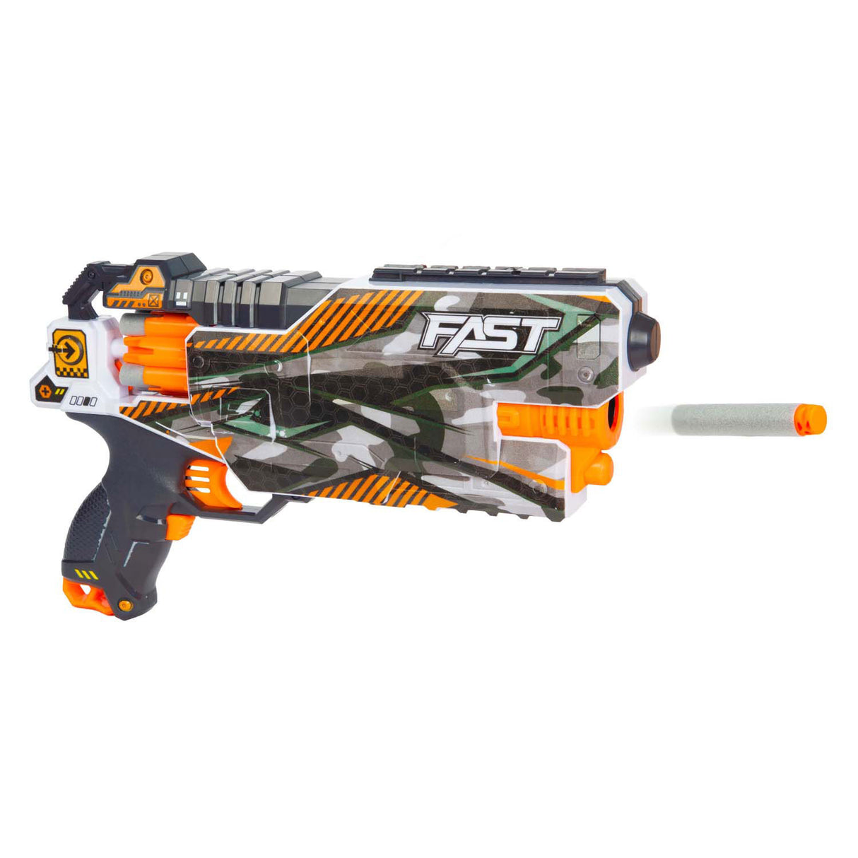 Toi-toys foam strikex electric shooting pistol shockwave with 24 foam arrows