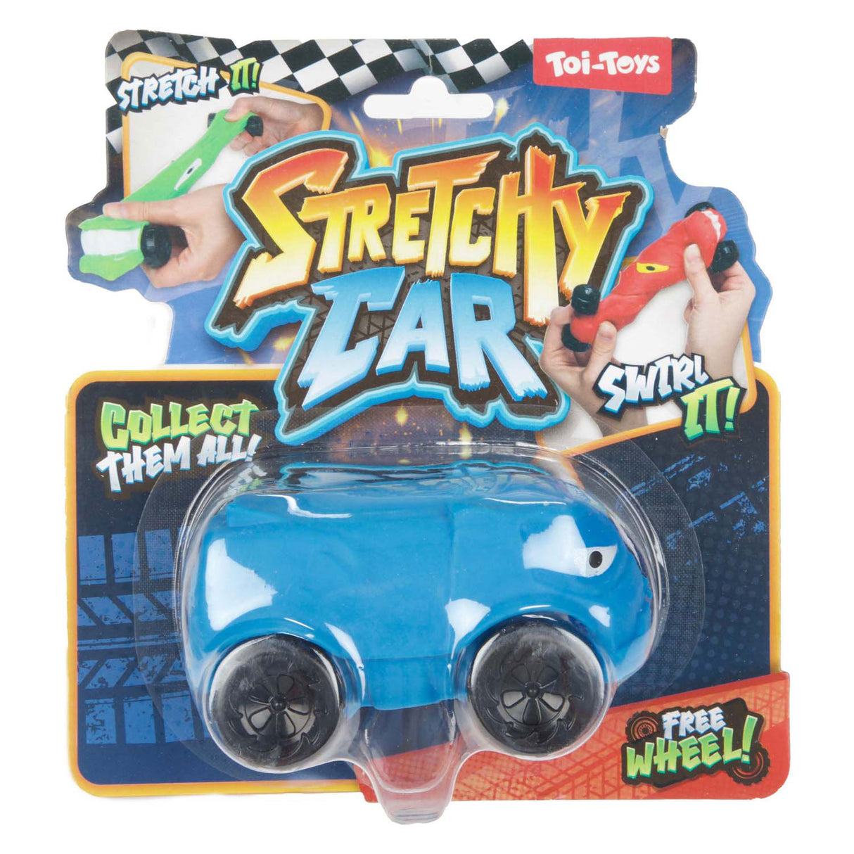 Toi-toys smagus minkymo automobilio morfologinis monstras