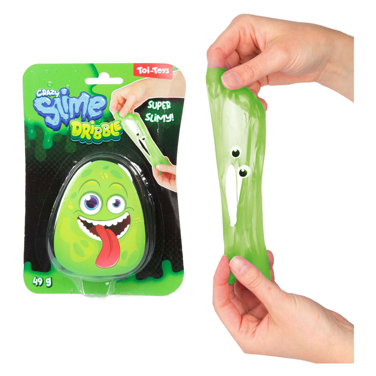Toi-toys crazy slime slime monster with eyes