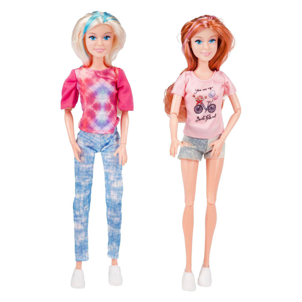 Toi Toys Lauren muñeca adolescente en bicicleta