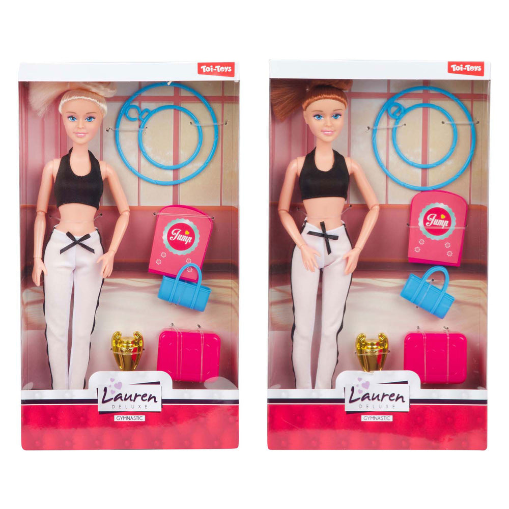 Lauren fashion doll gymnastics with accessories