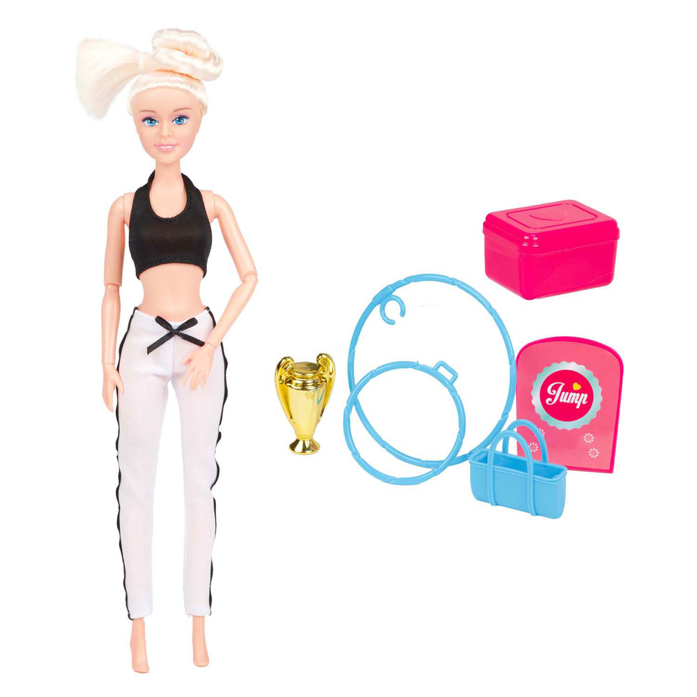 Lauren fashion doll gymnastics with accessories