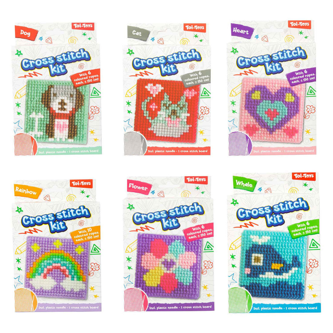 Toi-toys súprava toi toy krížikovým vyšívaním