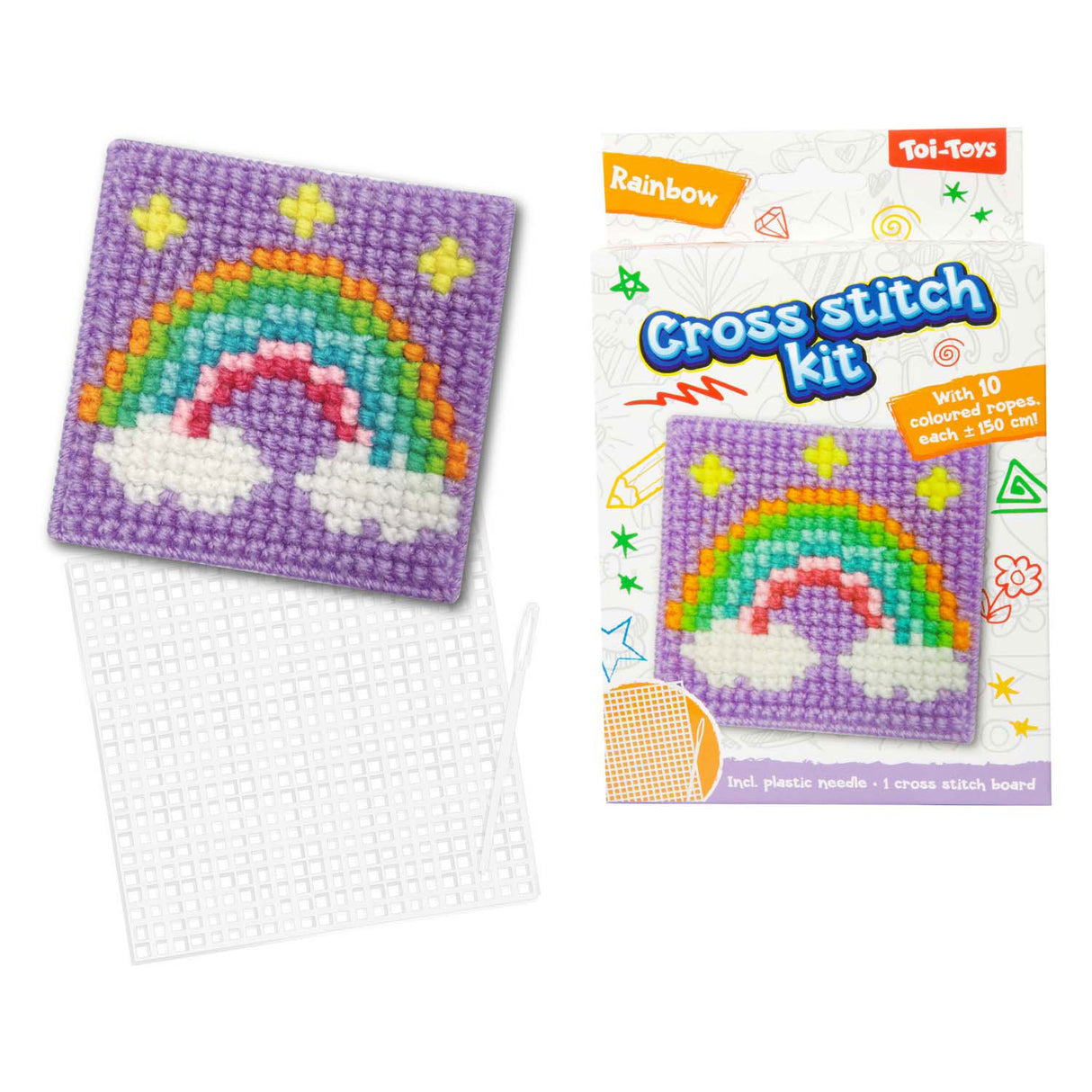Toi-toys craft embroidery set cross stitch theme