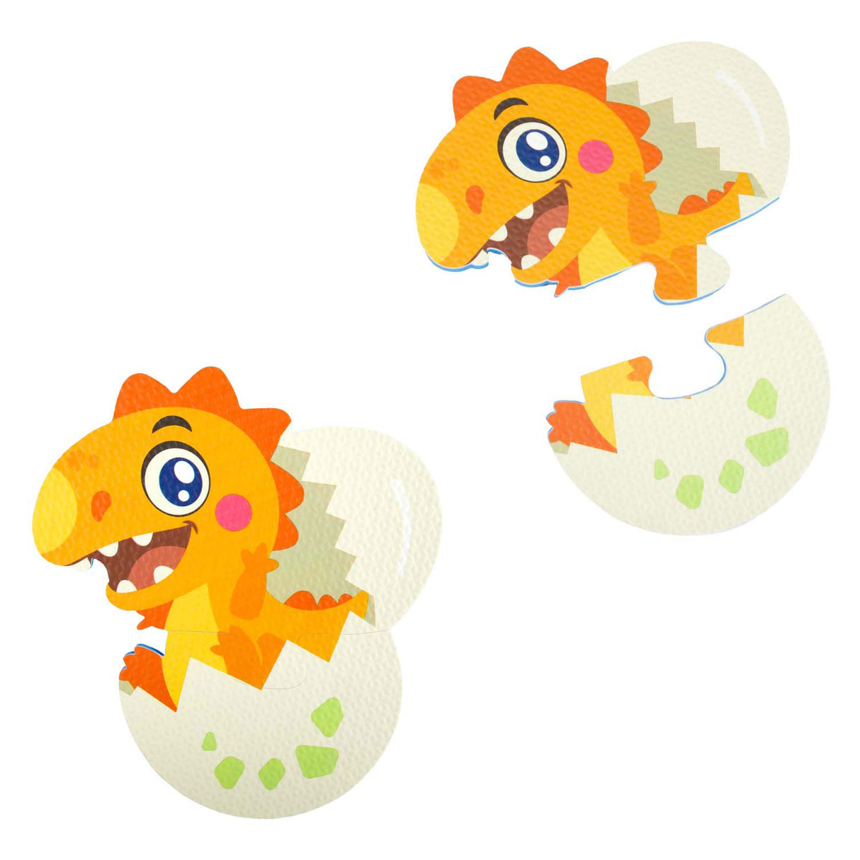 Toi-toys quebra-cabeça de piso de espuma estrelinhas dino, 36 unid.