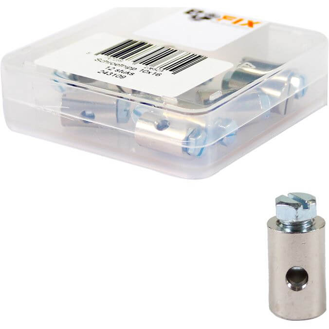 Bofix tornillo pezón 10x16 (12º)