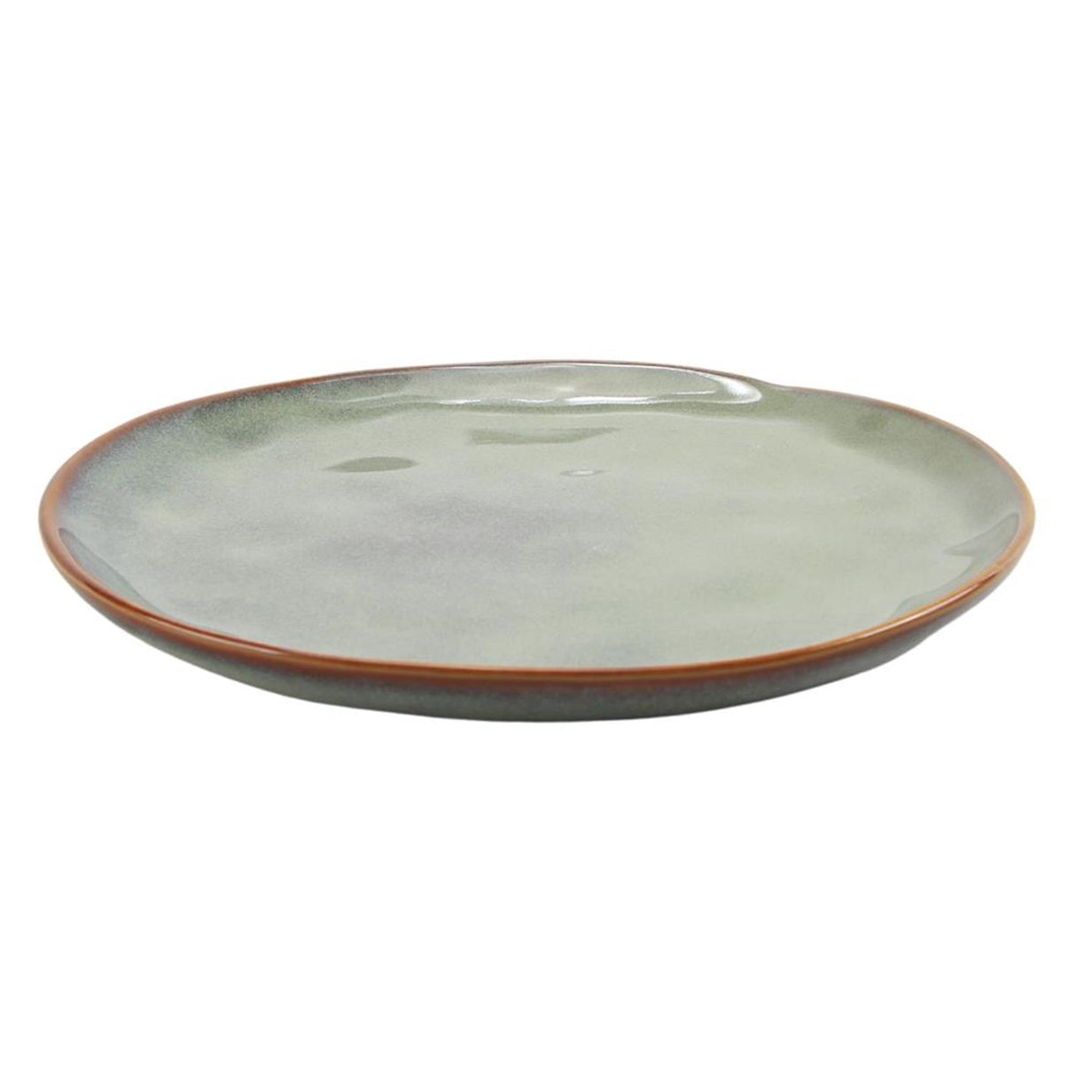 Svenska living ontbijtbord ø20.5cm mint brown ocean 6st