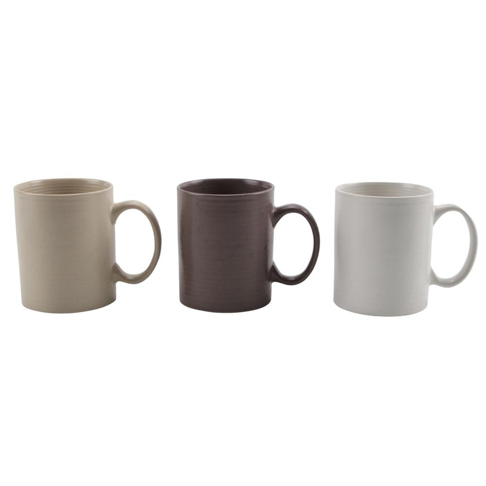 Imperial kitchen coffee mug ø8.2x9.8cm earth 320ml 6 pcs