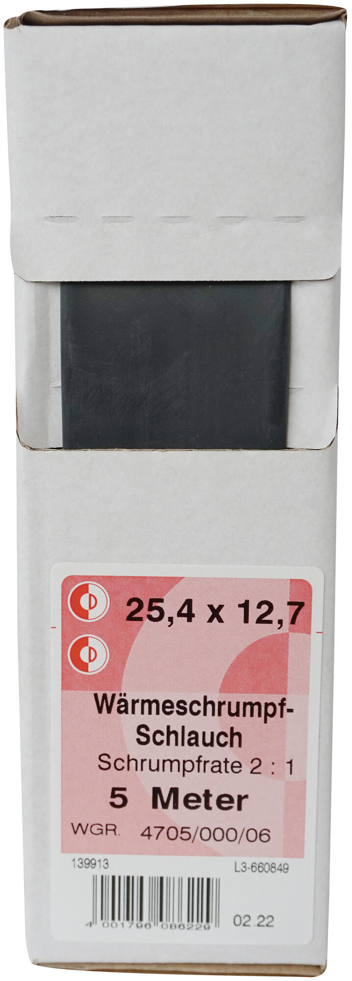 Dresselhaus krimpkous shtink tube 25,4mm kart.a 5 m