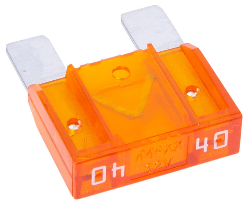 Dresselhaus maxi zekering bananenstekker flat fuse maxi 40a 1 piece orange