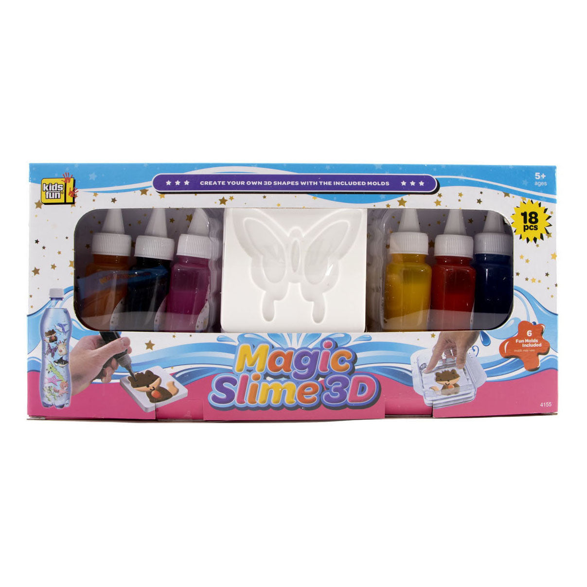 Jono Toys Magic Slime 3D Making, 18 pcs.