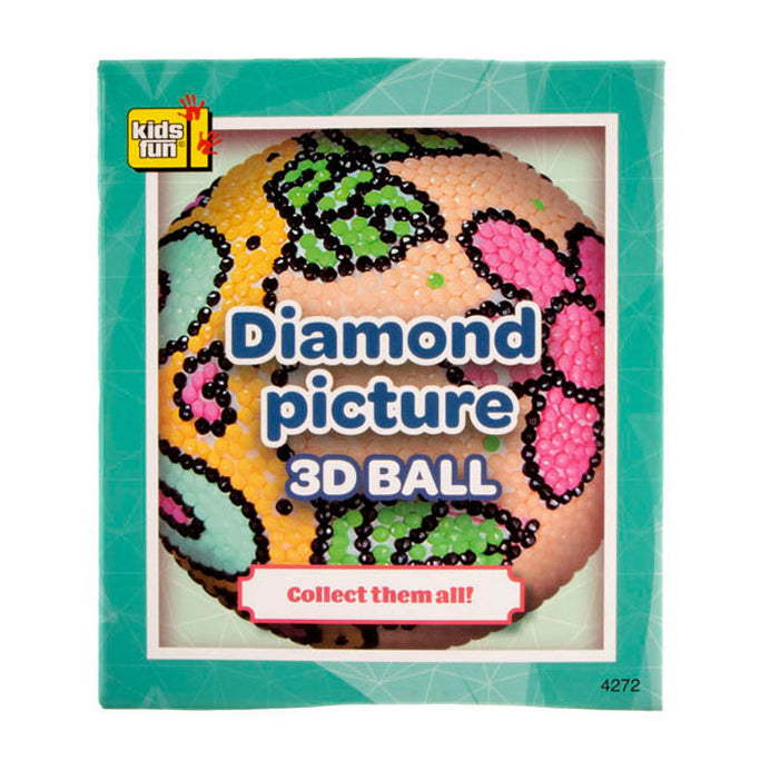 Jono Toys bola 3D para pintar diamantes, 10 cm