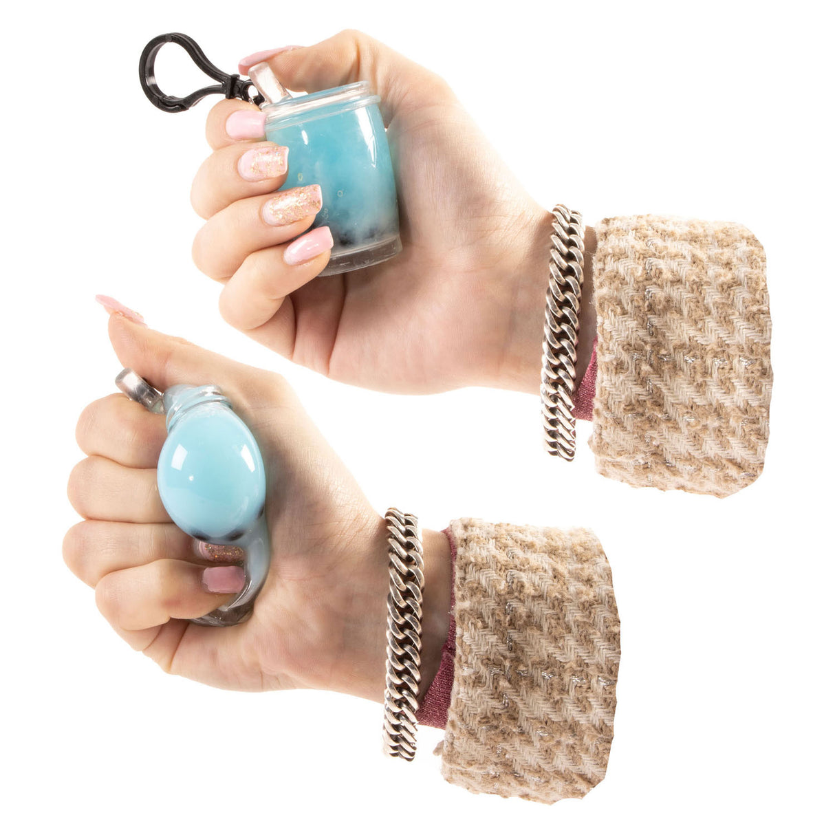 Squeeze keychain bubble tea