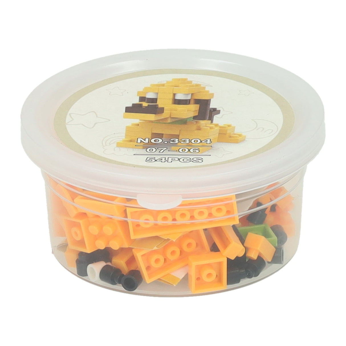 Jono legetøj byggeklodser minidyr i krukke