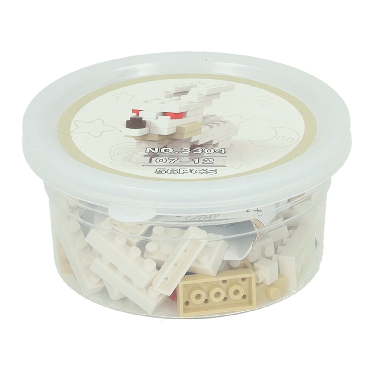 Jono legetøj byggeklodser minidyr i krukke