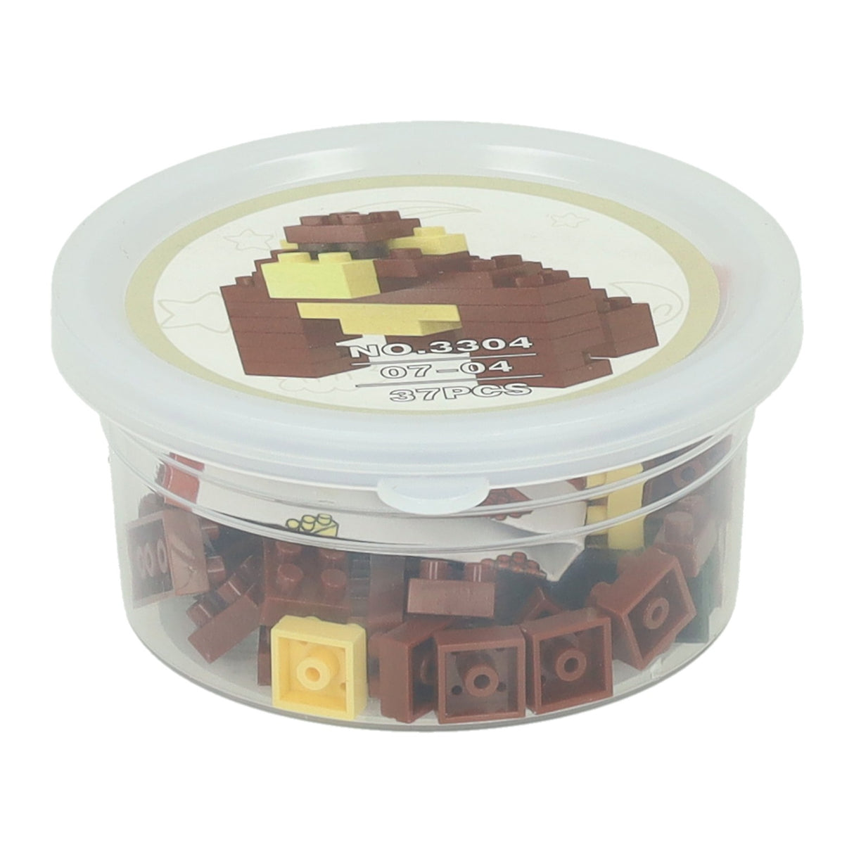 Jono legetøj byggeklodser minidyr i krukke