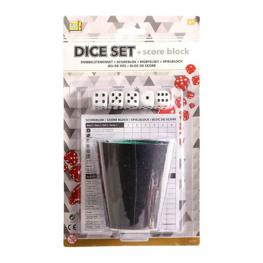 Jono toys dice set with score block