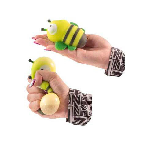 Jono toys squeeze funny bees anti-stress squeeze figure, 9cm