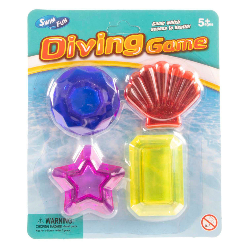 Jono toys diving shells, 4 pcs.