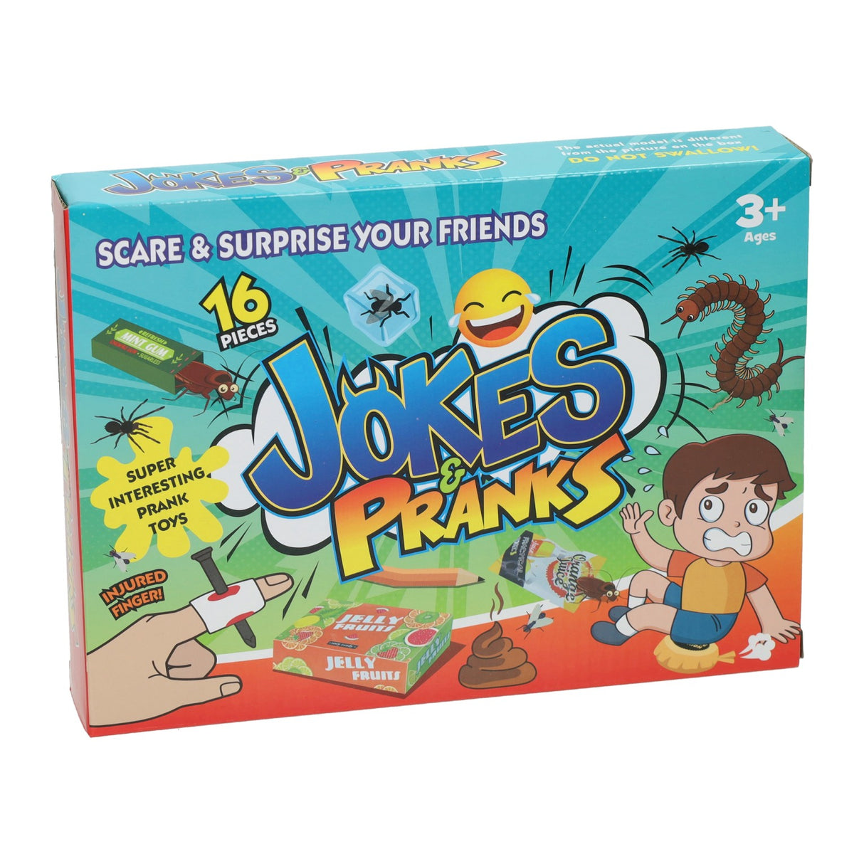 Jono leker spøkeboks overrask vennene dine - 16 stk.