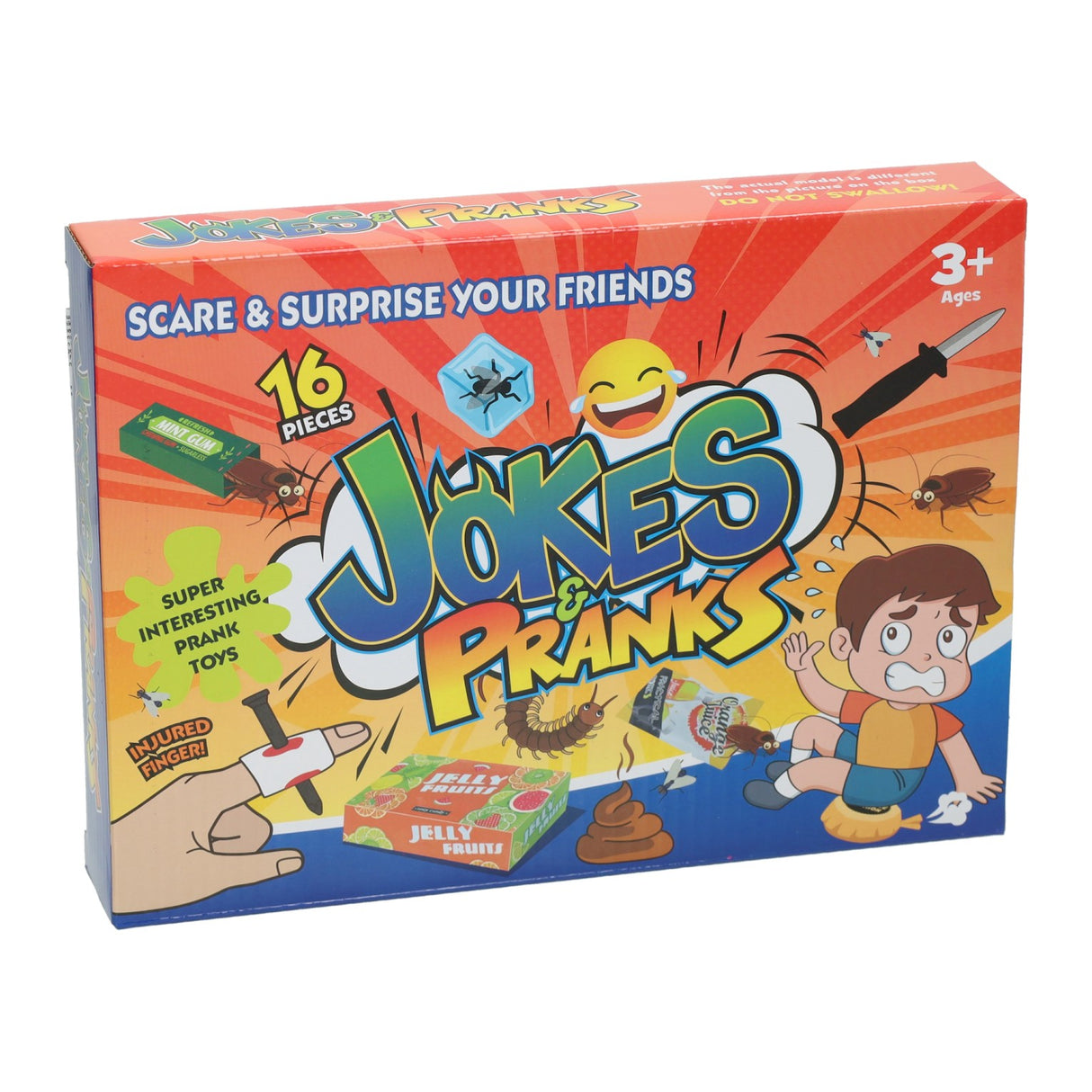 Jono toys grappenbox verras je vrienden - 16dlg.