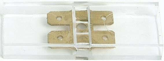 Hella plug housing plug-in housing, 2-pole 50x20x6.4mm 10pcs.