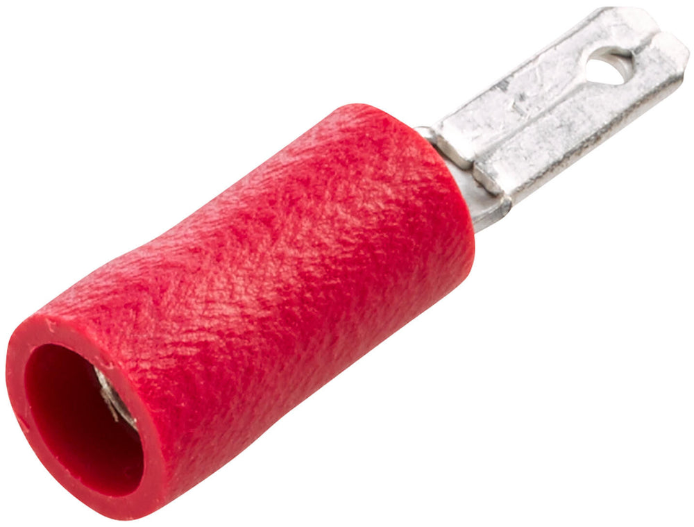 Hella flat plugs fl.plug 0.5-1.0 100pcs red 2.8x0.8mm